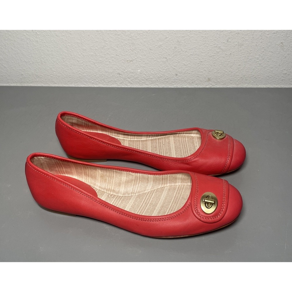 Coach ballet flats Corral Red Size 9 B